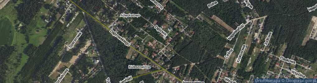 Zdjęcie satelitarne Podleśna ul.